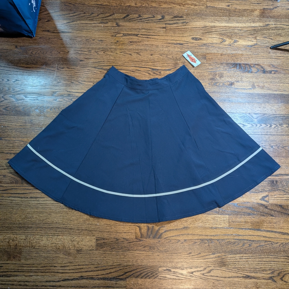 Elegant Navy Blue Skirt